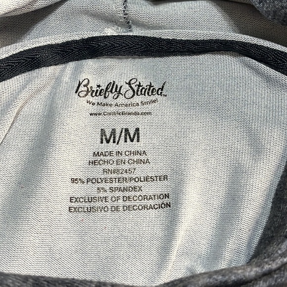 Briefly stated, Wild Fable, Unbranded long sleeve crew neck shirts. Size M & S. - Picture 5 of 12